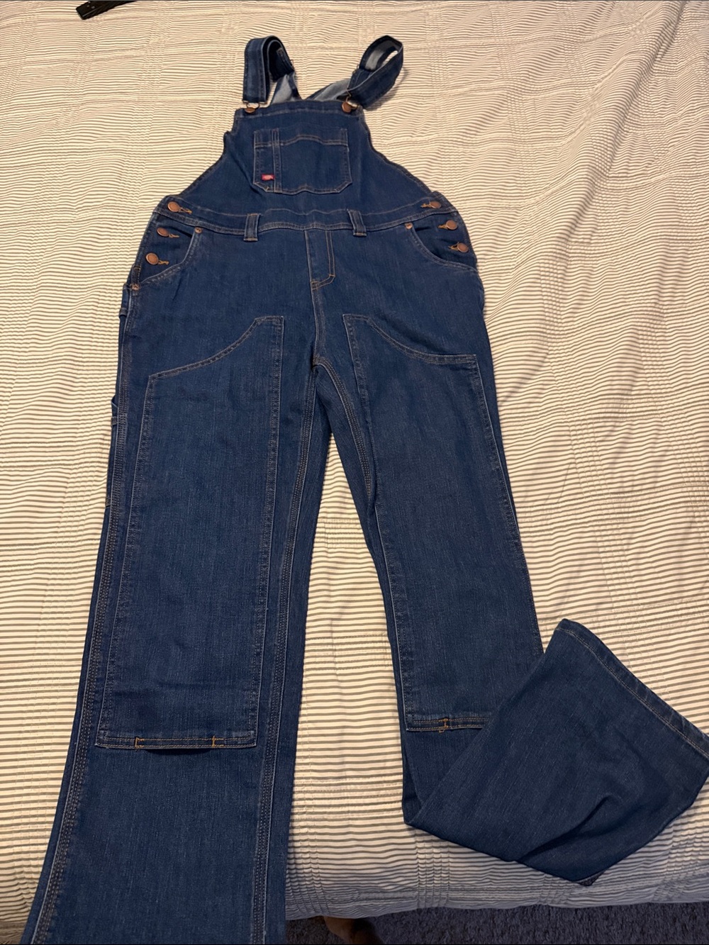 Dickies Navy Blue Women's Denim Overalls